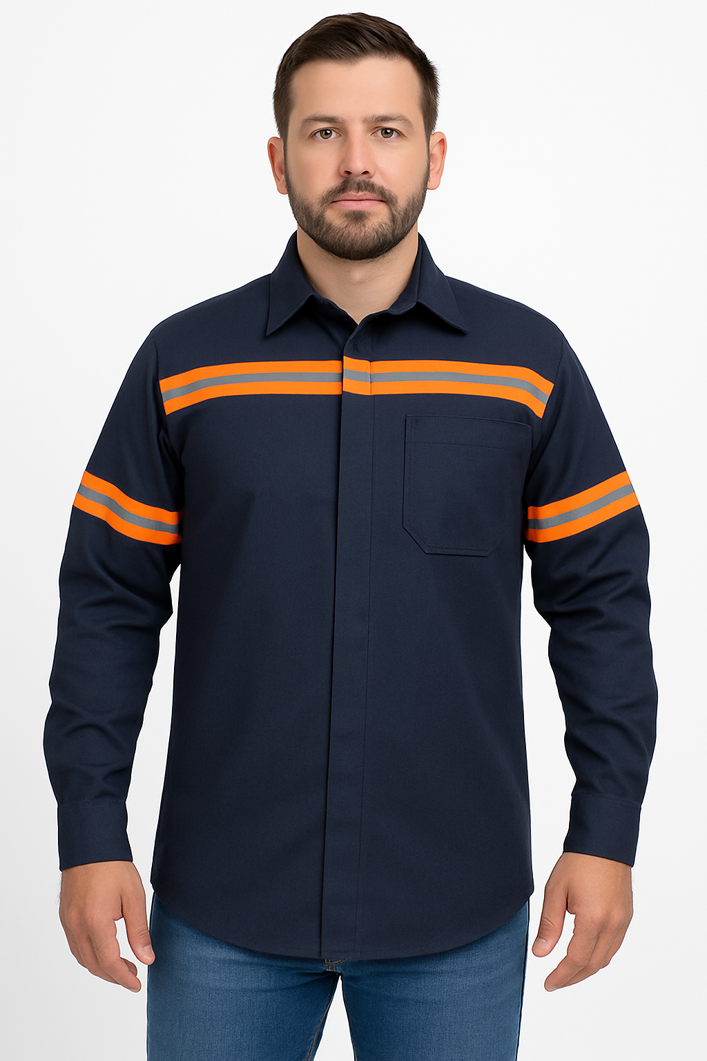 Camisola de mezclilla para trabajo