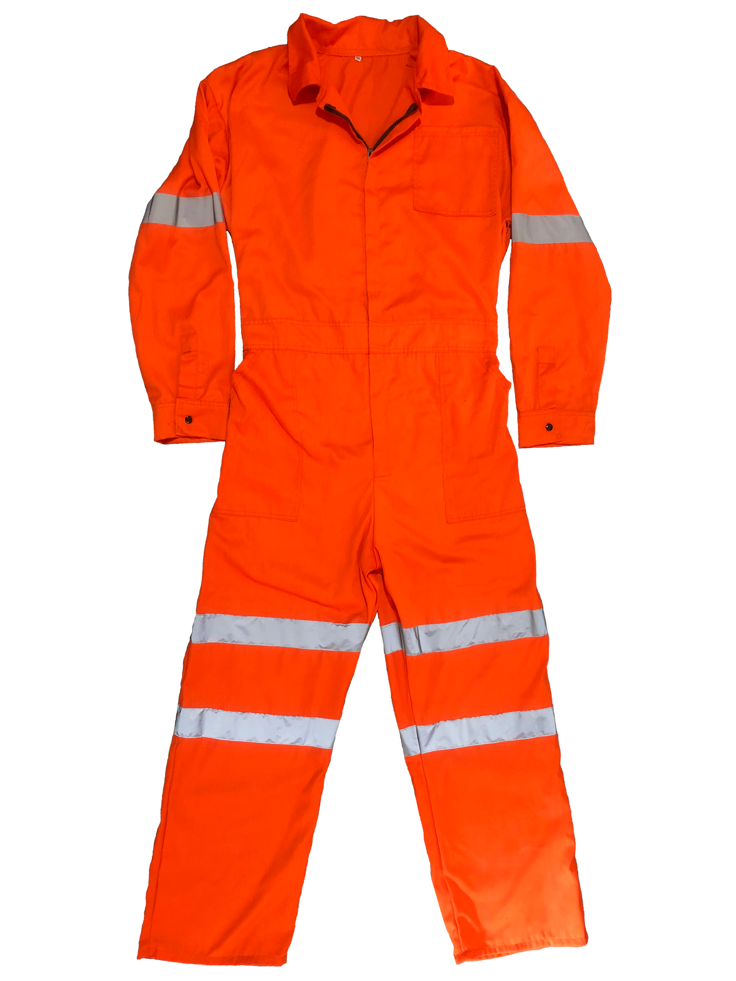 Overol para trabajo tono naranja