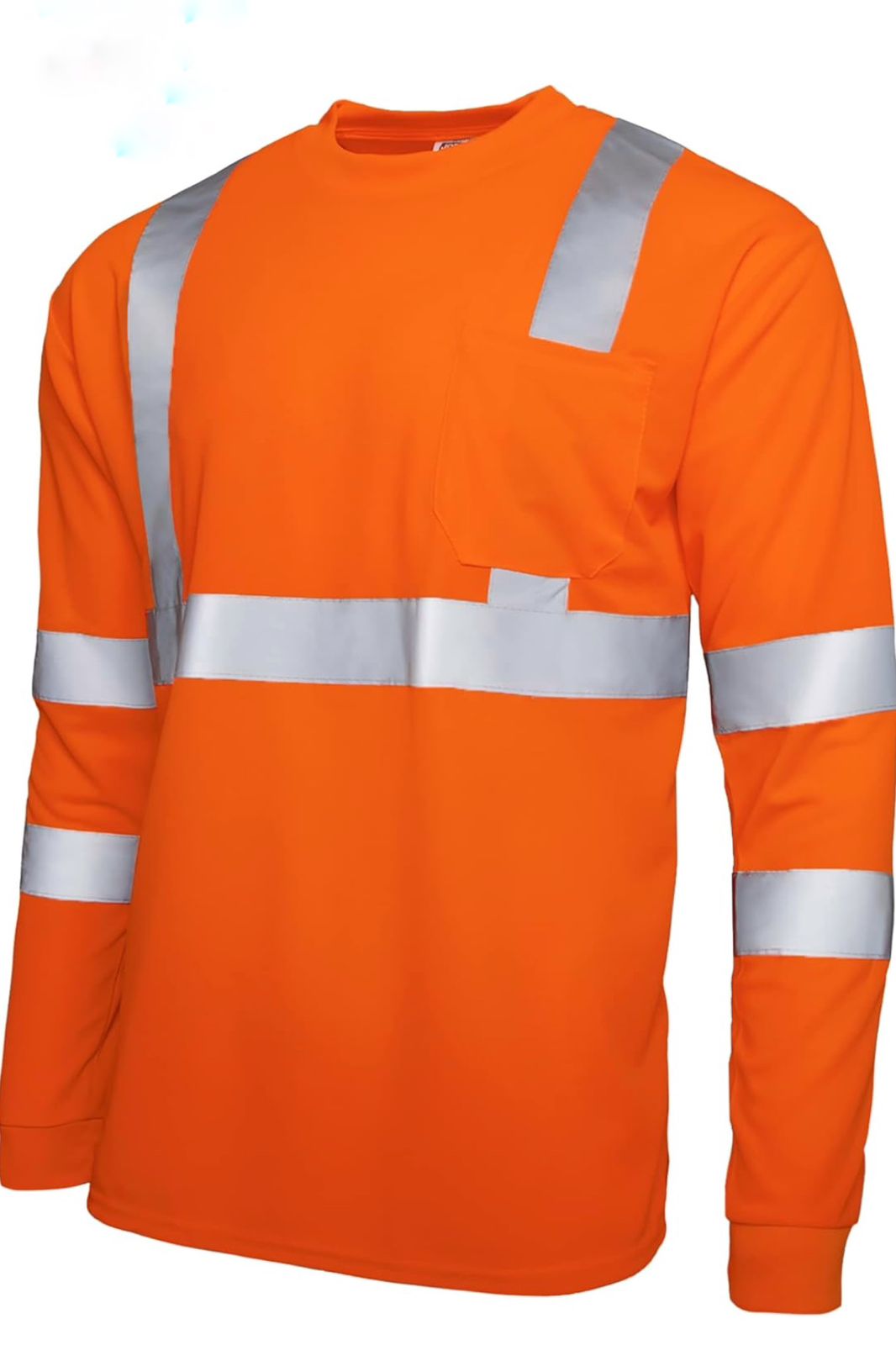 Playera con reflejante tono naranja