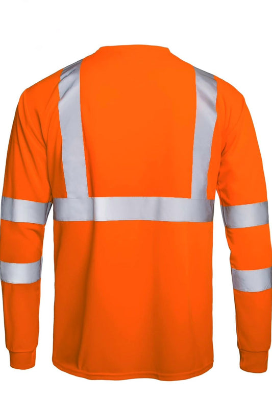 Playera con reflejante tono naranja